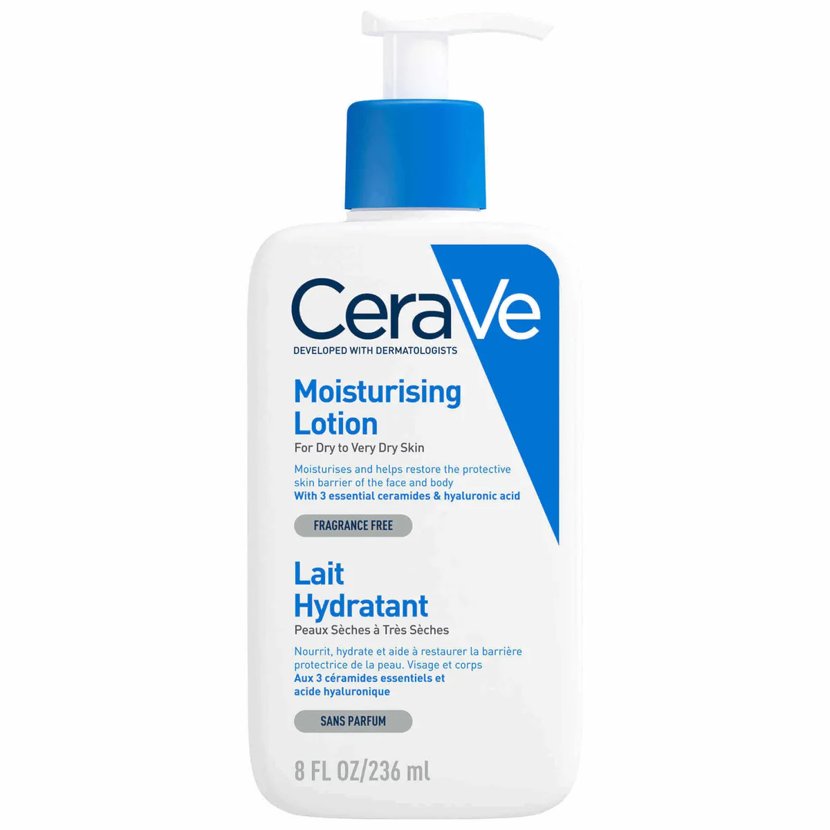 CeraVe Lait Hydratant Peaux Seches à Tres Séches 236ml