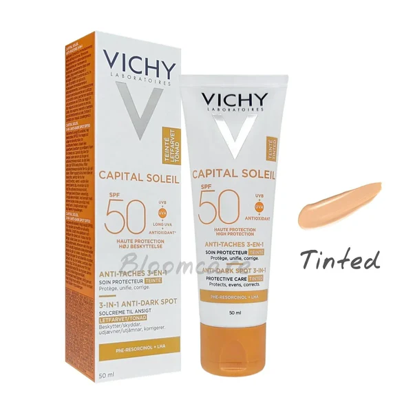VICHY CAPITAL SOLEIL Soin anti-taches teinté 3-en-1 SPF50+